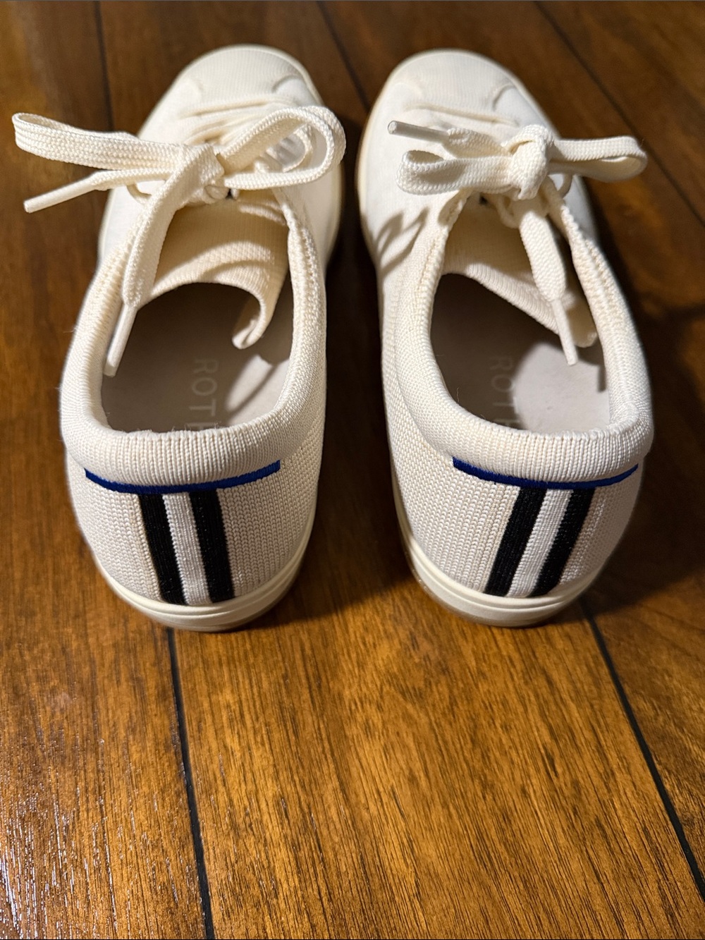 Rothy's Cream Canvas Women's Sneakers - Picture 3 of 9